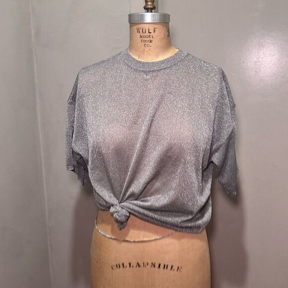 Zara oversized metallic top - Picture 1 of 5